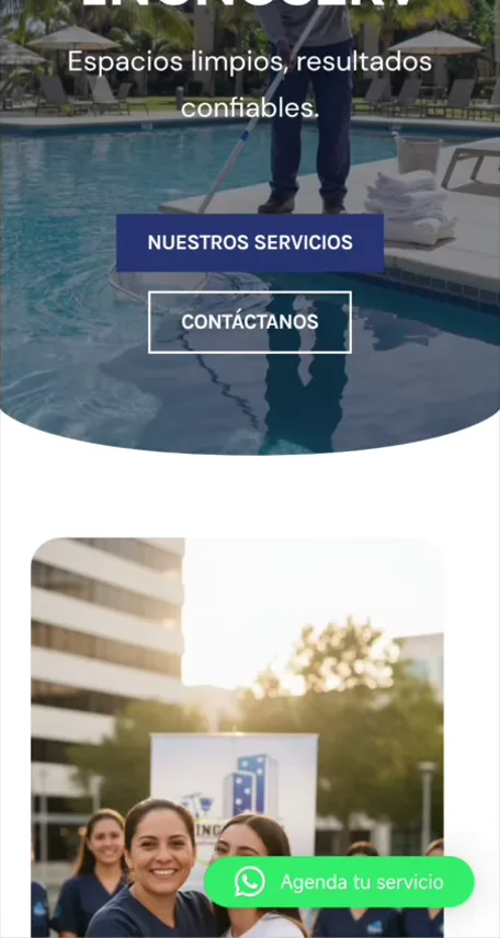 Página web de Ingnoserv desarrollada por Agencia Evolve