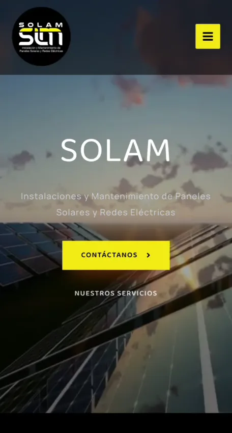Página web de SLM Solam desarrollada por Agencia Evolve